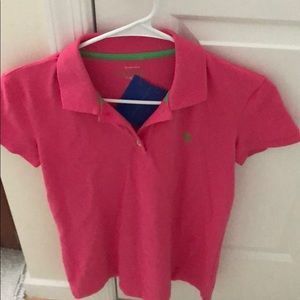 Nice polo shirt and skirt